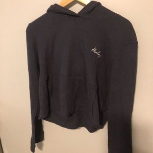 Hurley Cropped Grey Sweater